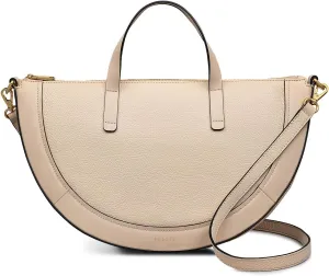 RADLEY London Merchant Hall Women's Medium Ziptop Satchel Bag, Oat Milk