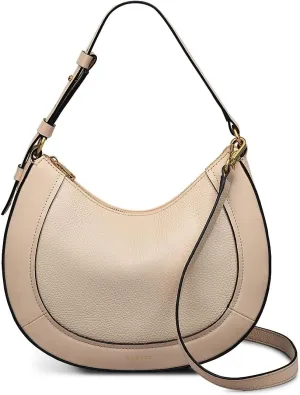 RADLEY London Merchant Hall Women's Small Ziptop Satchel Bag, Oat Milk