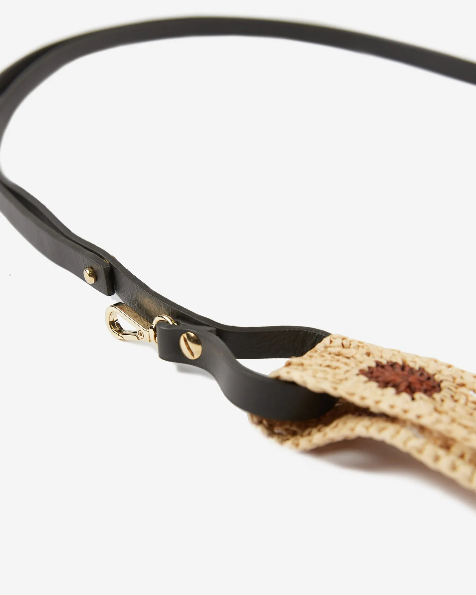 Raffia shoulder bag