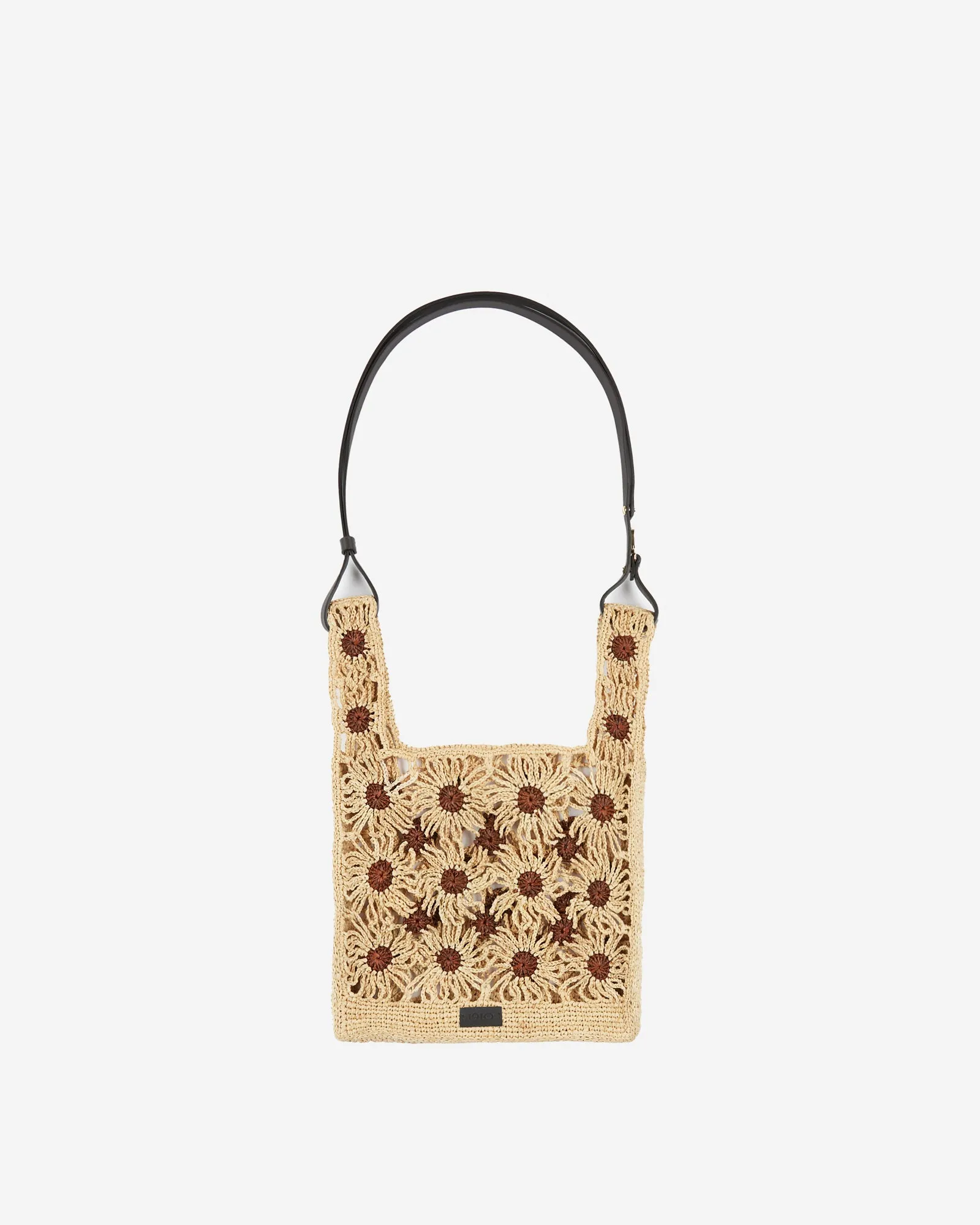 Raffia shoulder bag