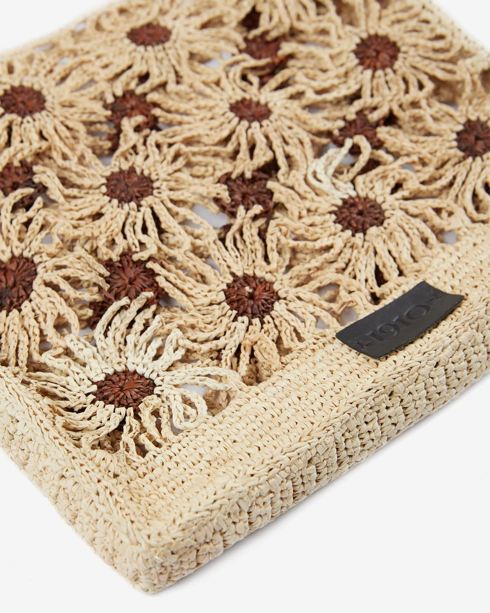 Raffia shoulder bag