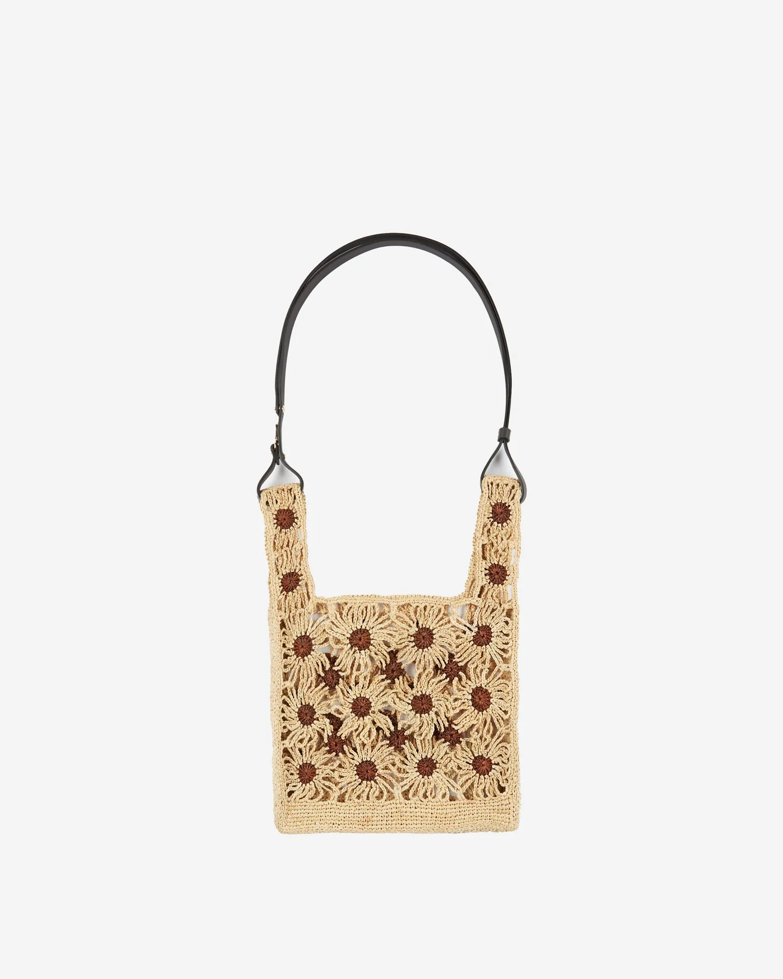 Raffia shoulder bag