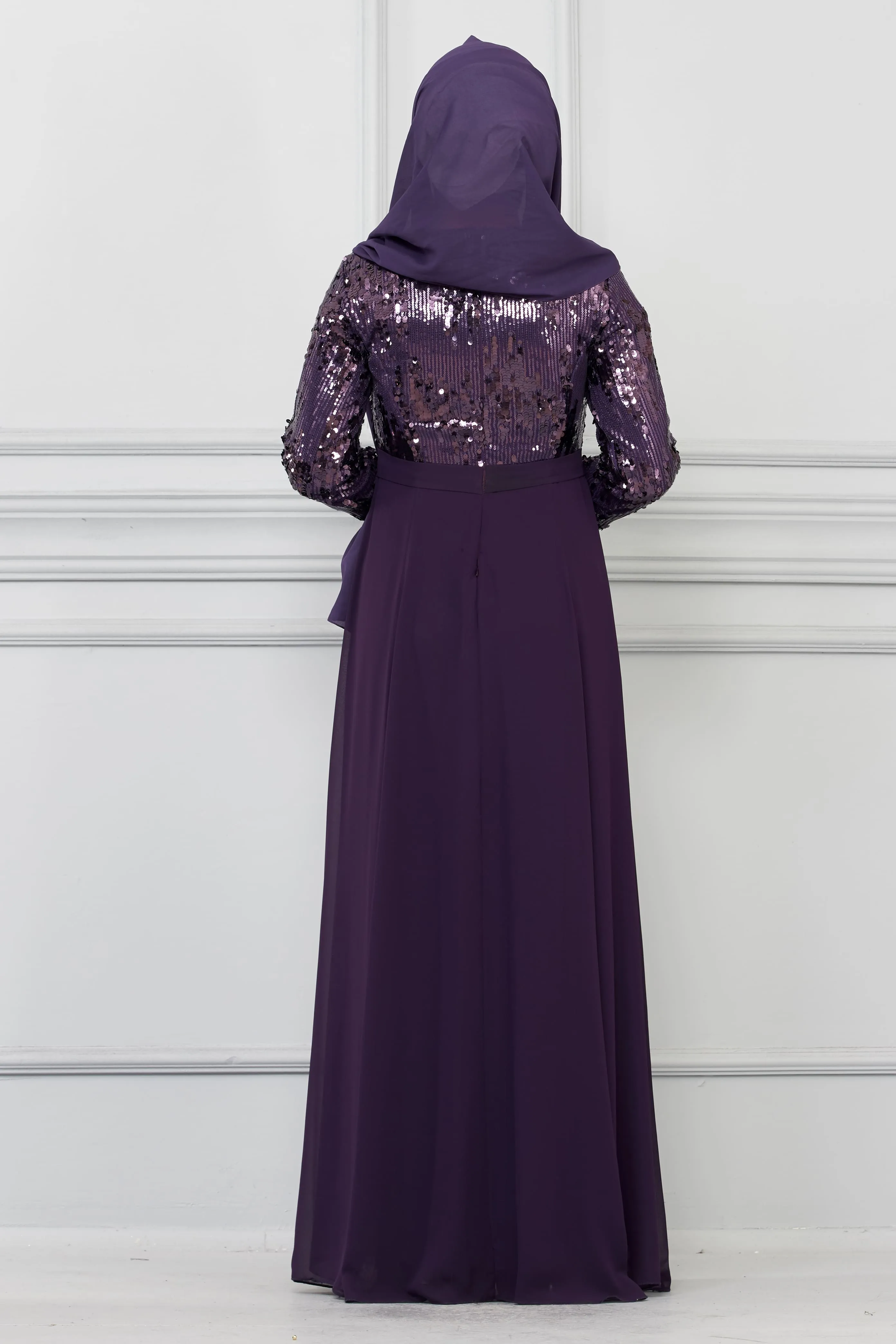 Rafia Plum Dress