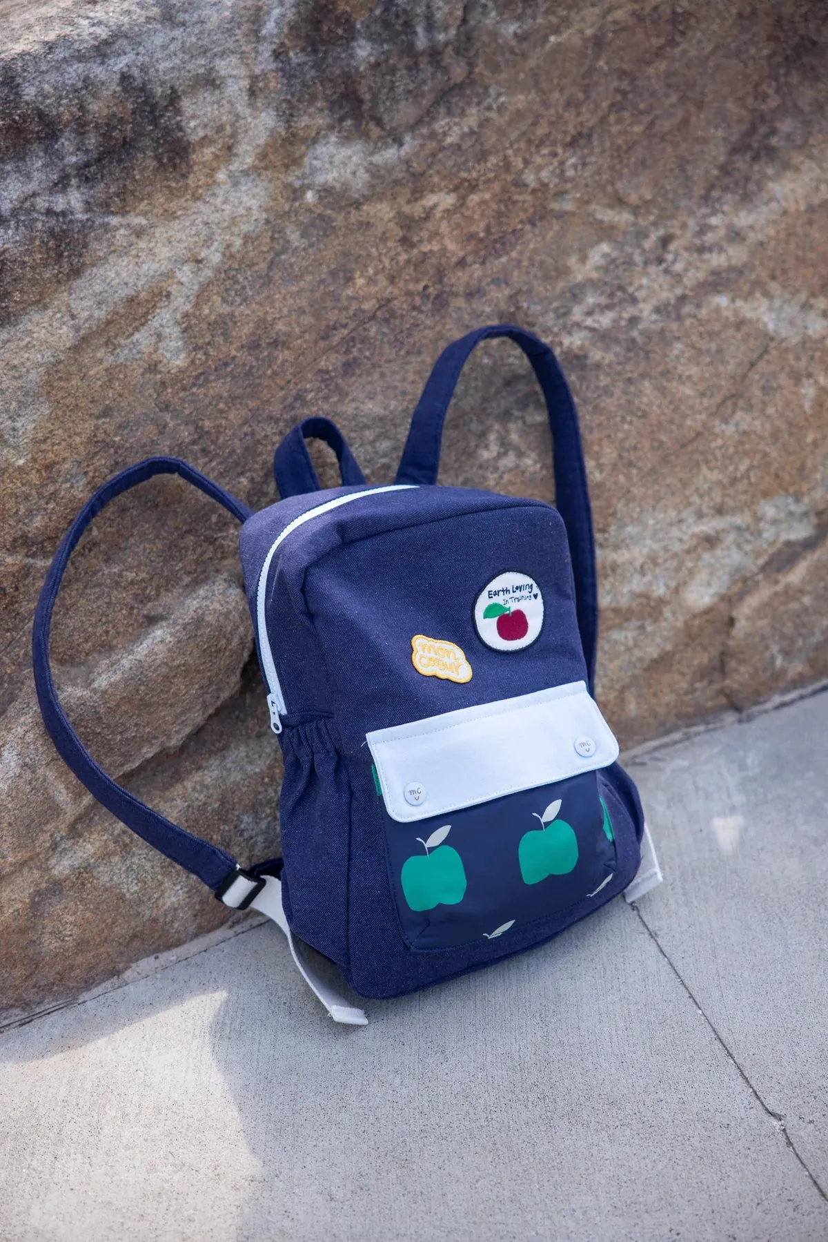 Recycled Materials Apple Backpack