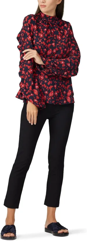 Rent The Runway Pre-Loved Floral Open Back Top