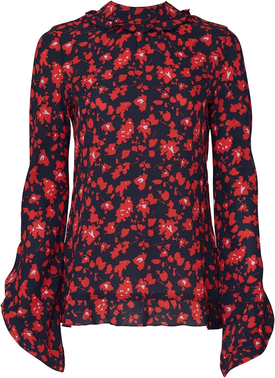 Rent The Runway Pre-Loved Floral Open Back Top