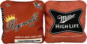 Reynolds Cornhole Bags - Miller HIGH Life- Champagne - ACL Pro Approved - Set of 4