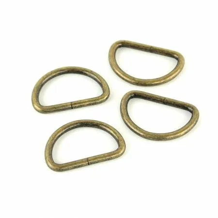 Sallie Tomato D-Rings 1" - Antique