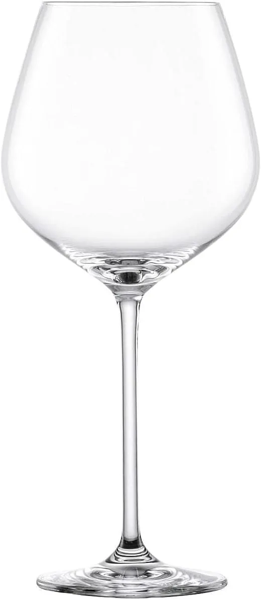 Schott Zwiesel Fortissimo Burgundy Red Wine Glass (Set of 4), Elegant Burgundy Glasses for Red Wine, Dishwasher Safe Tritan Crystal Glasses, Made in Germany (Item No. 123683)