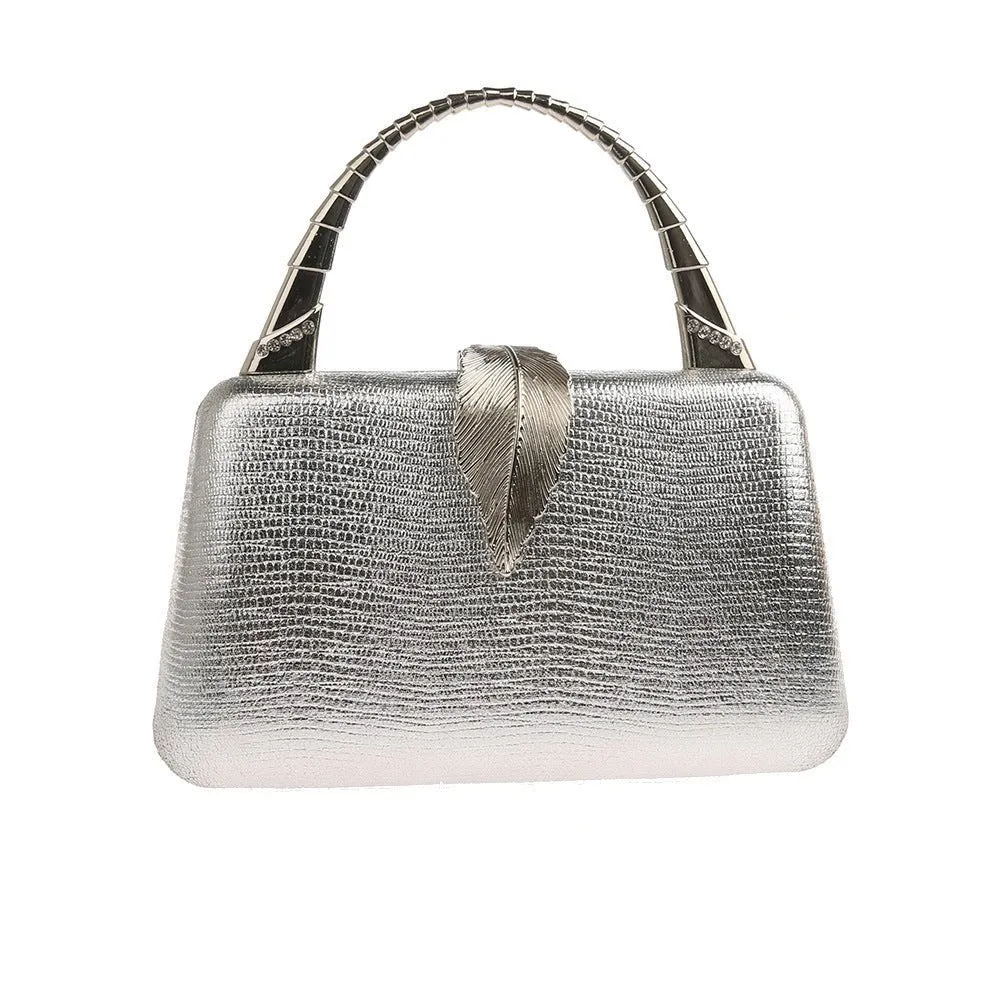 Sequin Clutch Bag Women PU Leather Handbag Party Wedding Purse