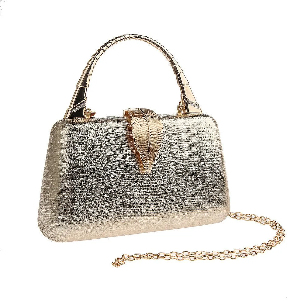 Sequin Clutch Bag Women PU Leather Handbag Party Wedding Purse