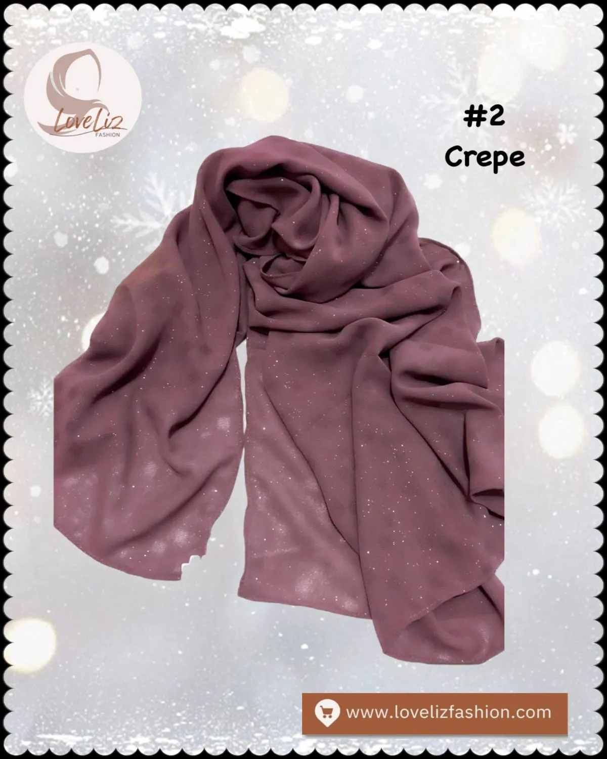 Shawl Chiffon Checked with Glitters (SHWL- 1030)