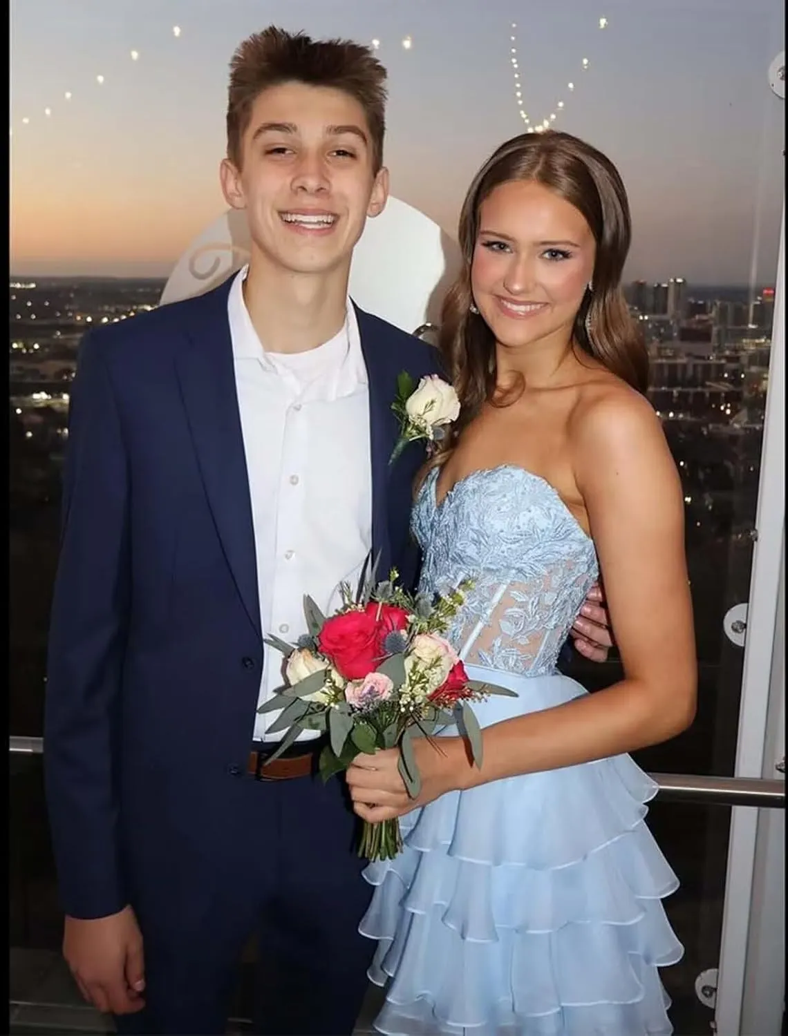 Short Strapless Homecoming Dresses for Teens 2024 Lace Corset Chiffon Tiered Ruffle Prom Dress