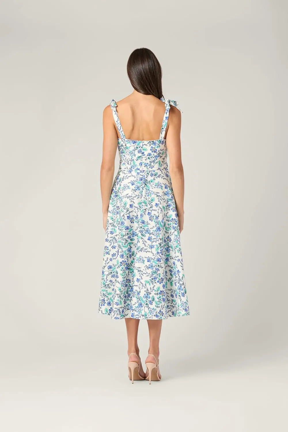 Shoshanna Women's Cassis Floral Majorelle Dress