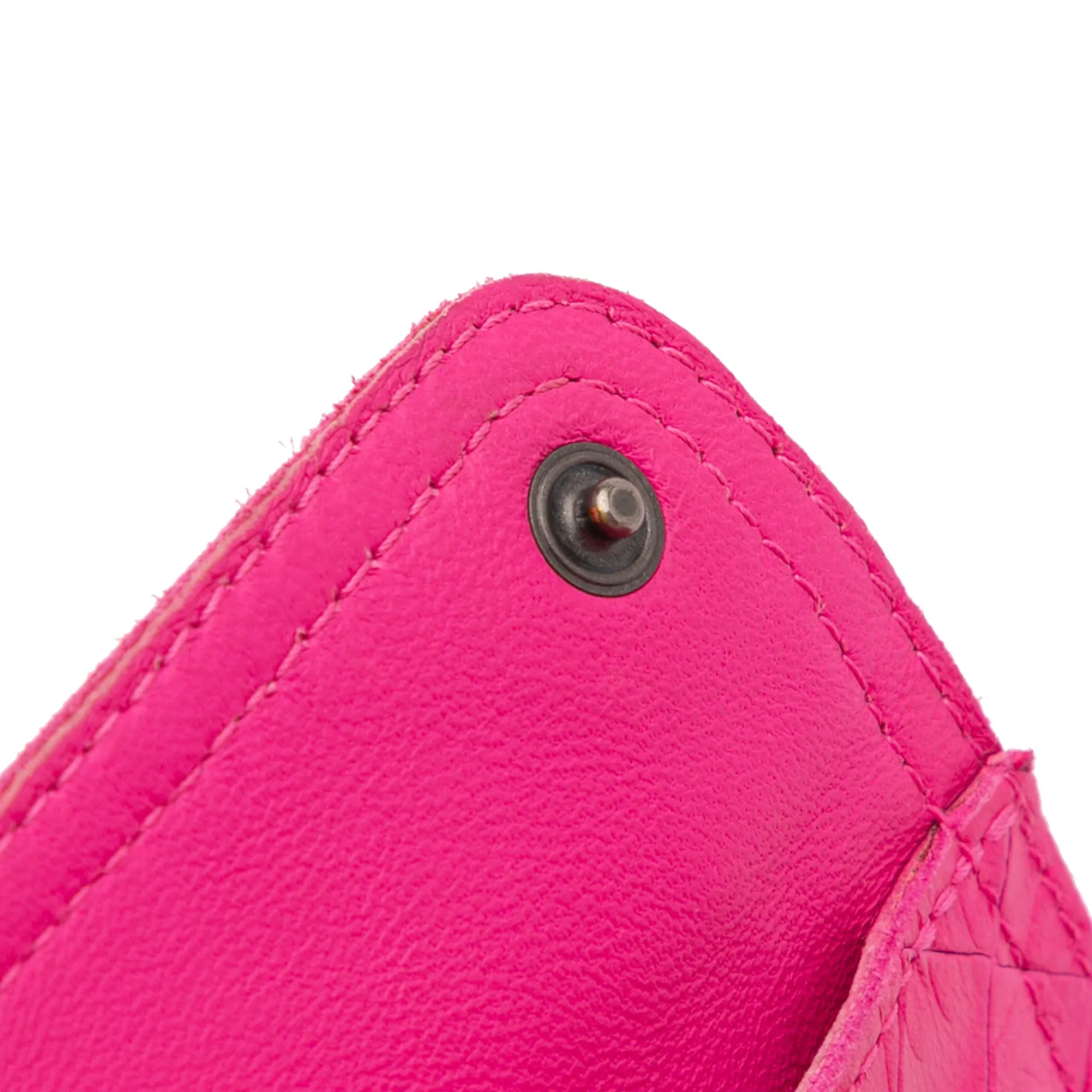 Small Calfskin Intrecciomirage Embossed Butterfly Chain Crossbody