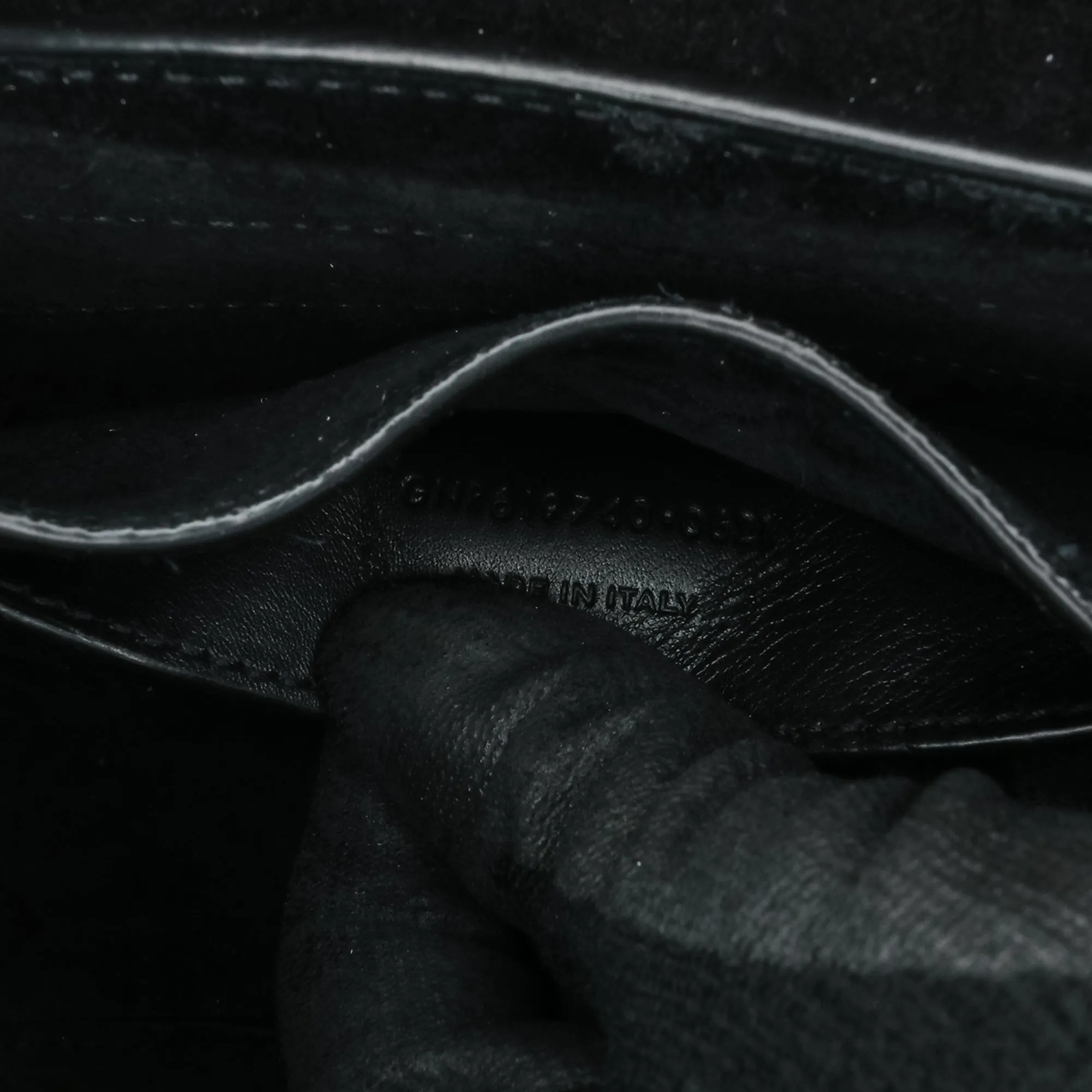 Small Croc Embossed Monogram Kaia Crossbody