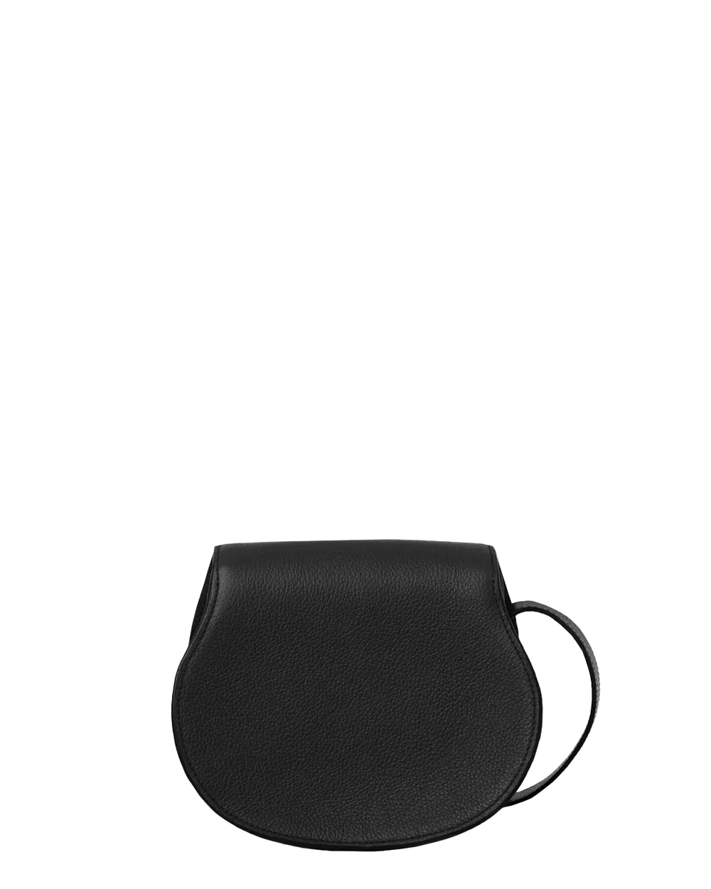 Small Marcie Saddle Bag in Black