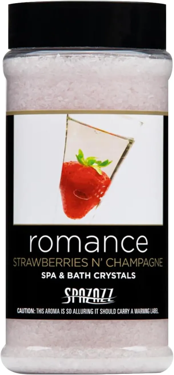 Spazazz Aromatherapy Spa and Bath Crystals- Set The Mood (Strawberries n' Champagne - 2pk)