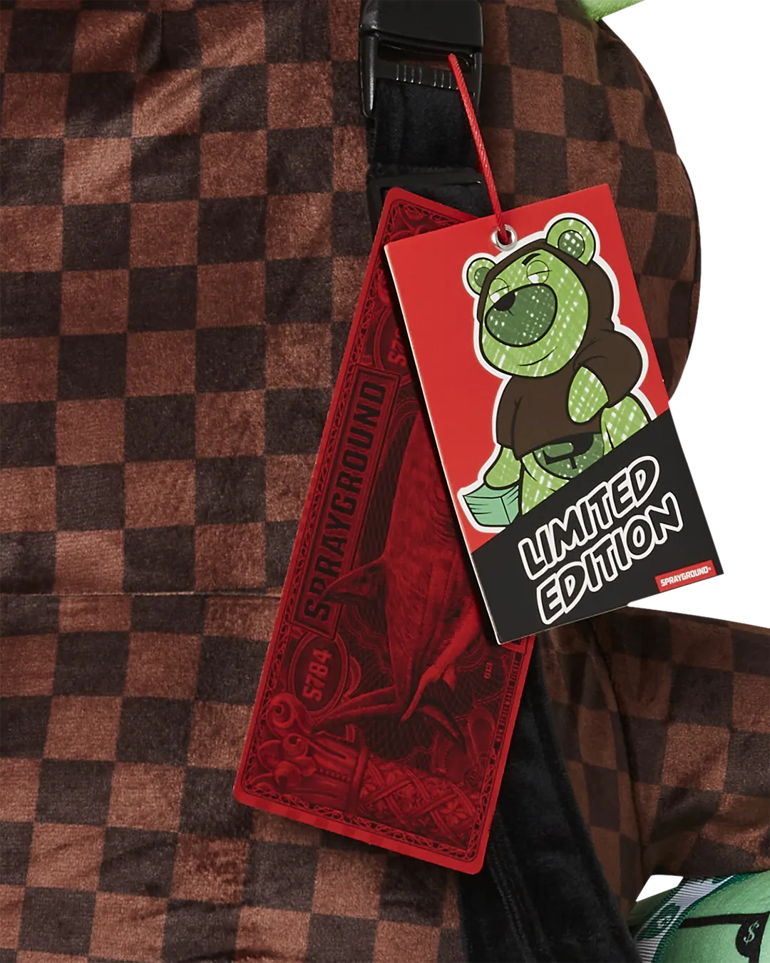 Sprayground - Sharks in Paris Fade Away Hoodie Moneybear Teddybear Backpack