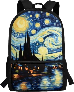Starry Sky Backpack for Teen Girls for High School Bags Teenage Bookbag for 13 Years Old Kids Middle School Book Bag 6Th Grade Student Back Pack