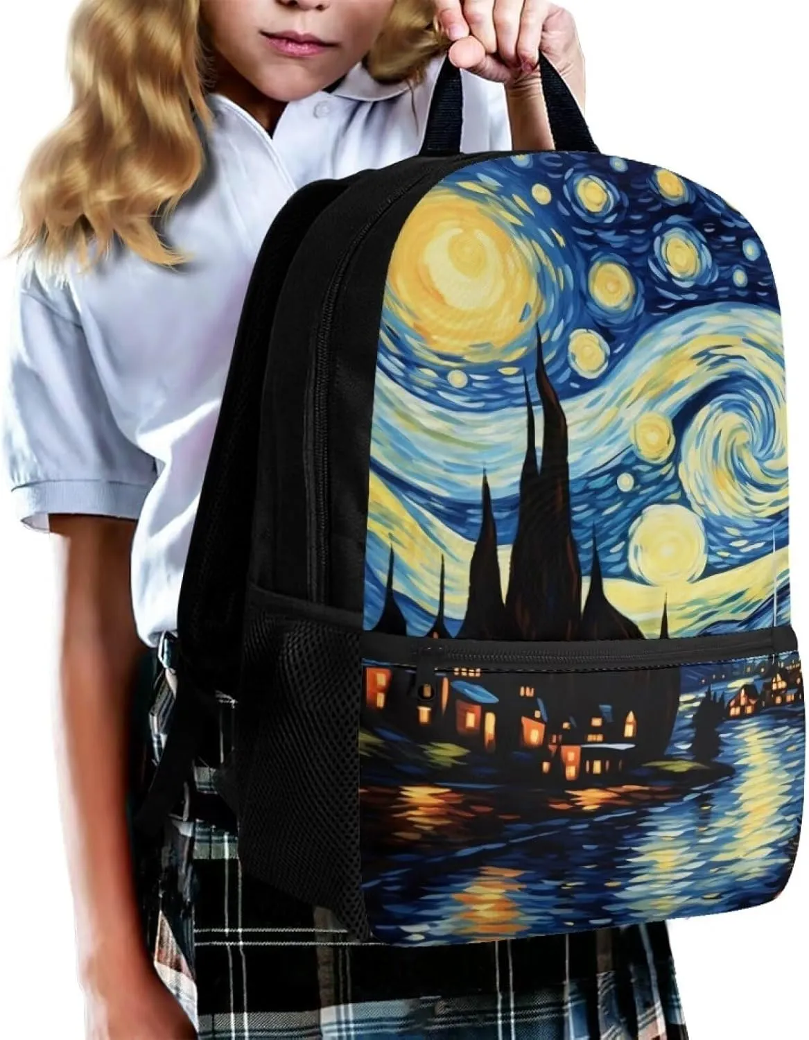 Starry Sky Backpack for Teen Girls for High School Bags Teenage Bookbag for 13 Years Old Kids Middle School Book Bag 6Th Grade Student Back Pack