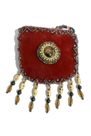 Stone Velvet Small Amulet Bag/Necklaces V0716
