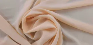 Stretch Chiffon Pale Peach