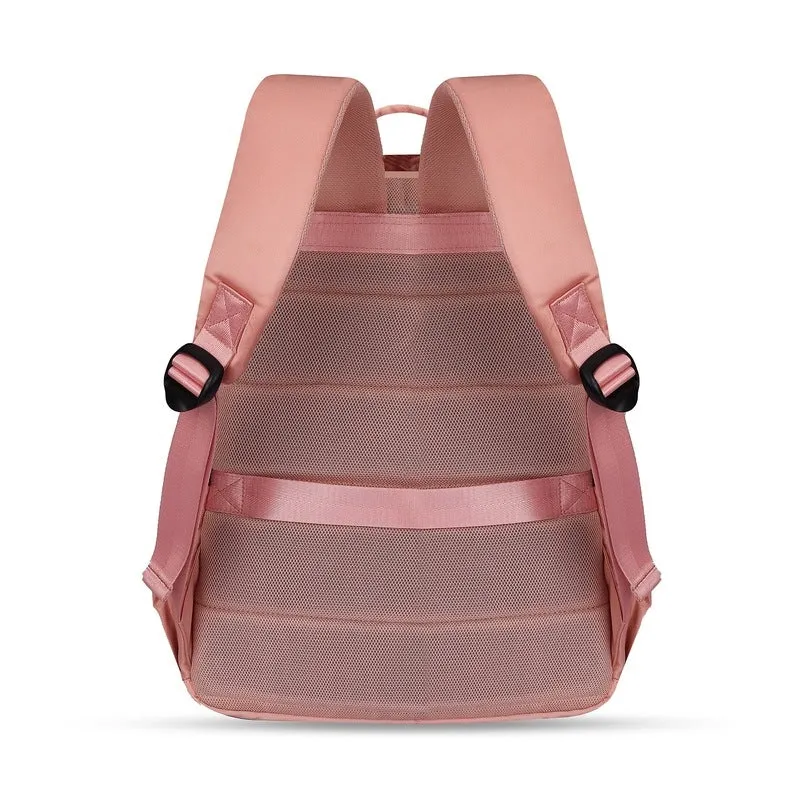Stylish Laptop Backpack - Modern, Water Resistant | Fits 15.6 Inch Laptop | 19L | Peach