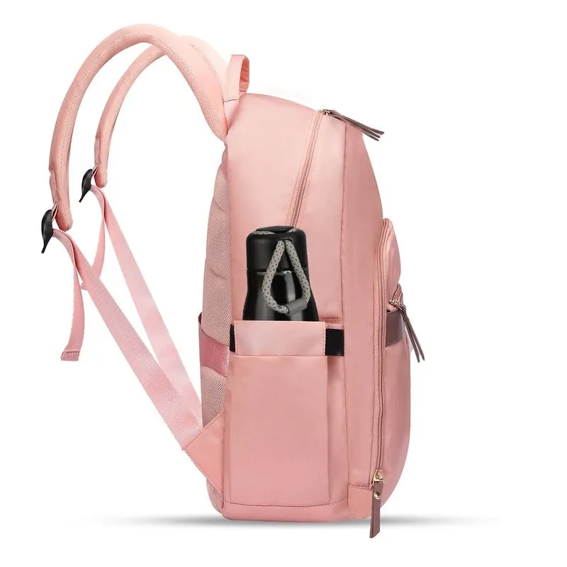 Stylish Laptop Backpack - Modern, Water Resistant | Fits 15.6 Inch Laptop | 19L | Peach