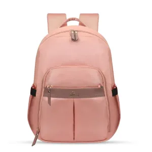 Stylish Laptop Backpack - Modern, Water Resistant | Fits 15.6 Inch Laptop | 19L | Peach