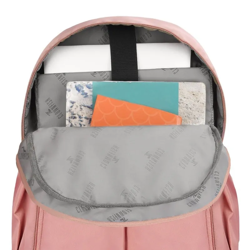 Stylish Laptop Backpack - Modern, Water Resistant | Fits 15.6 Inch Laptop | 19L | Peach
