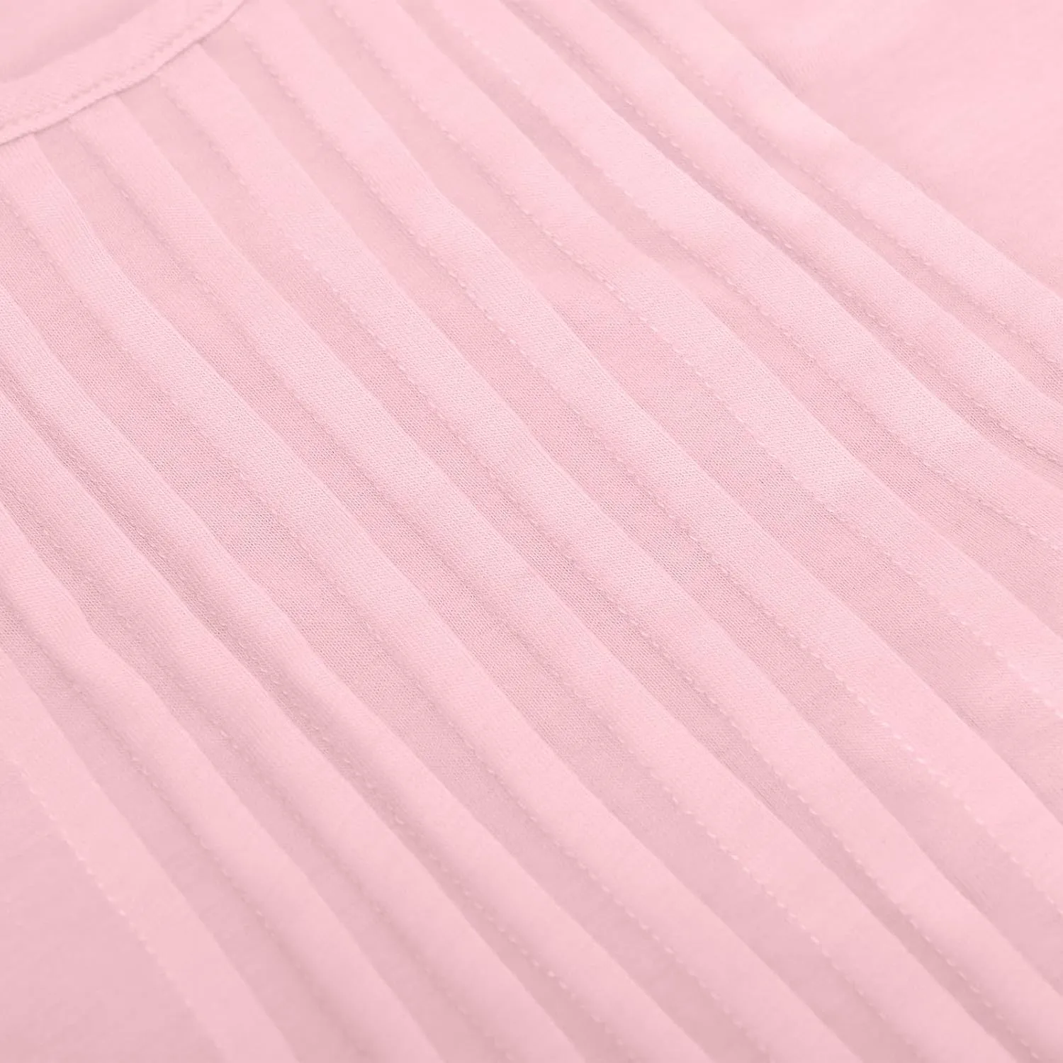Summer Dresses for Women 2025 Pleated Short Sleeve Crewneck Womens Dresses Plain Casual Beach Dress with Pockets