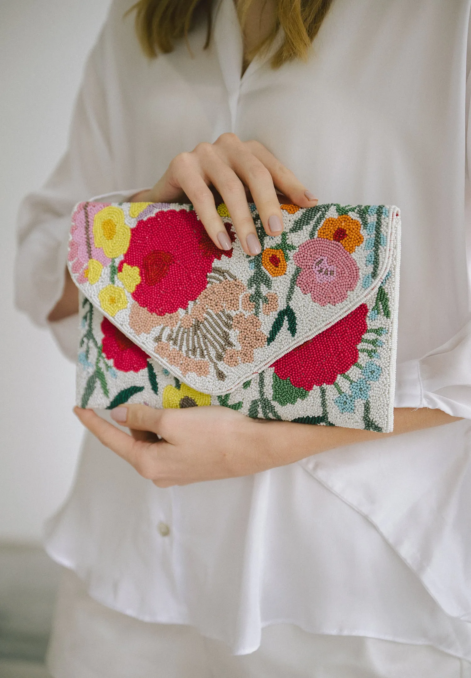 Summer Symphony Beaded Handbag (Preorder)