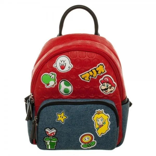 Super Mario Brothers Patches Jrs. Mini Backpack