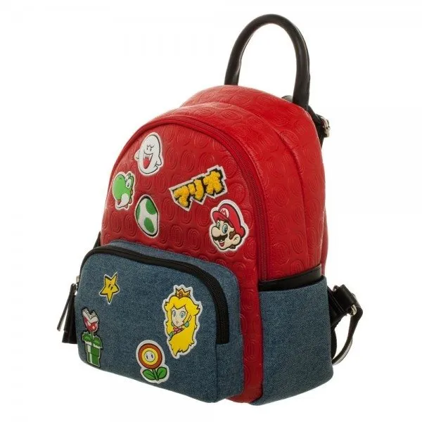 Super Mario Brothers Patches Jrs. Mini Backpack