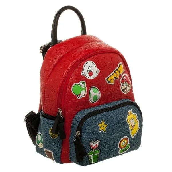 Super Mario Brothers Patches Jrs. Mini Backpack