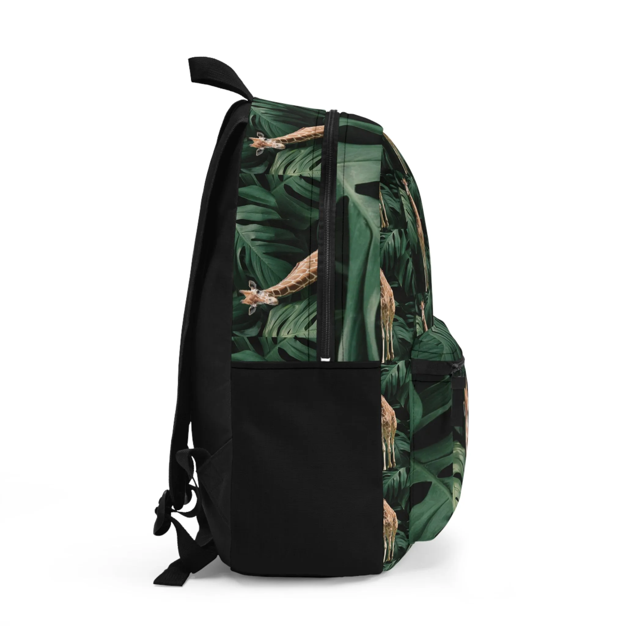 Tall Giraffe with Greenery Backpack