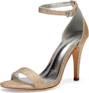 TarfiC Wedding Shoes for Women,Peep Toe Frosted Kitten Heels Ladies High Heels Pumps Court Shoes/Dress Shoes for Womens