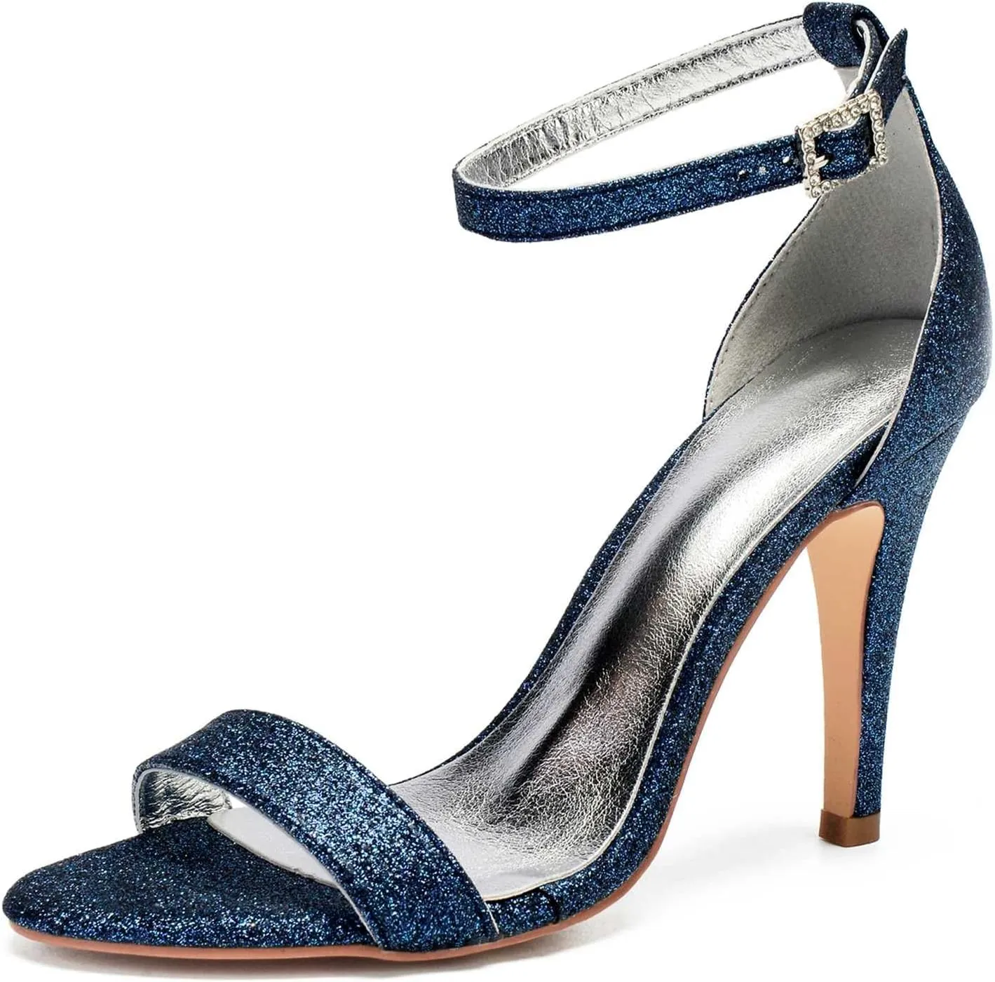TarfiC Wedding Shoes for Women,Peep Toe Frosted Kitten Heels Ladies High Heels Pumps Court Shoes/Dress Shoes for Womens