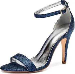 TarfiC Wedding Shoes for Women,Peep Toe Frosted Kitten Heels Ladies High Heels Pumps Court Shoes/Dress Shoes for Womens