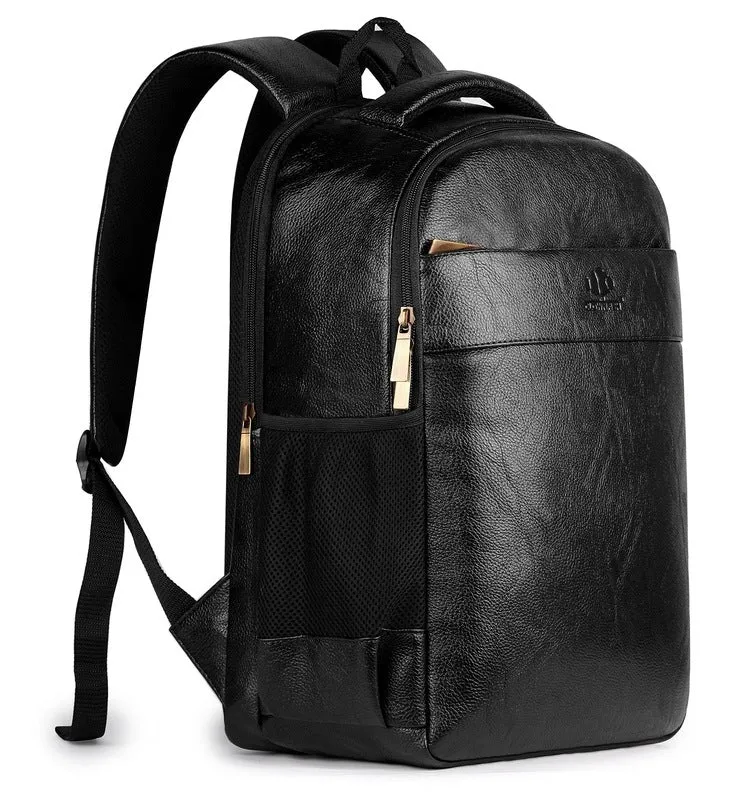 THE CLOWNFISH 15.6 inch Laptop Backpack - Water Resistant, Adjustable Straps | School & Travel Use | Black