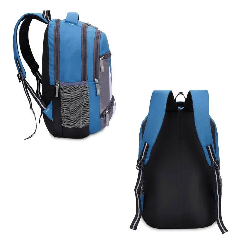THE CLOWNFISH Karleen Series Laptop Backpack - Water-Resistant, Stylish Design | 28 Litres | Peacock Blue