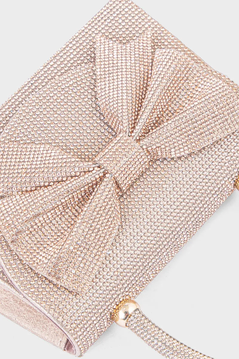 Top Handle Hand Bags BH0038-Champagne