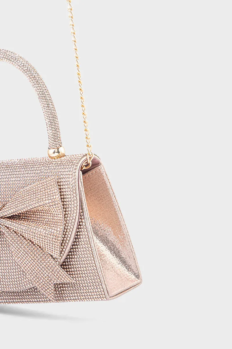 Top Handle Hand Bags BH0038-Champagne