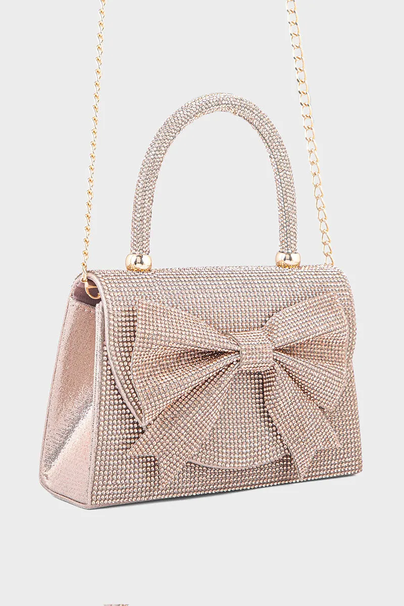 Top Handle Hand Bags BH0038-Champagne
