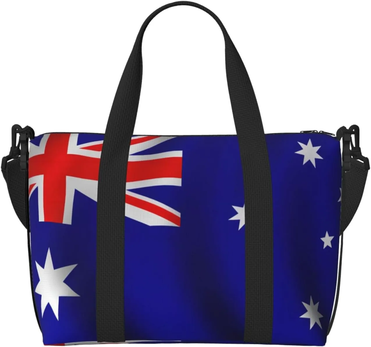 Travel Duffle Bag Weekender Bag Carry On Tote Bag Sport Gym Bag for Women Men Australian flag Print