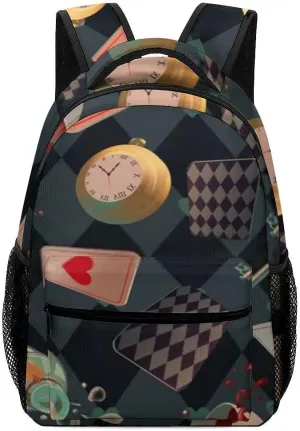 Travel Laptop Backpack Wonderland Floating Decoration Large Capacity Business Ddurable Water Resistant College Laptop iPad Tablet Bag for Men and Women