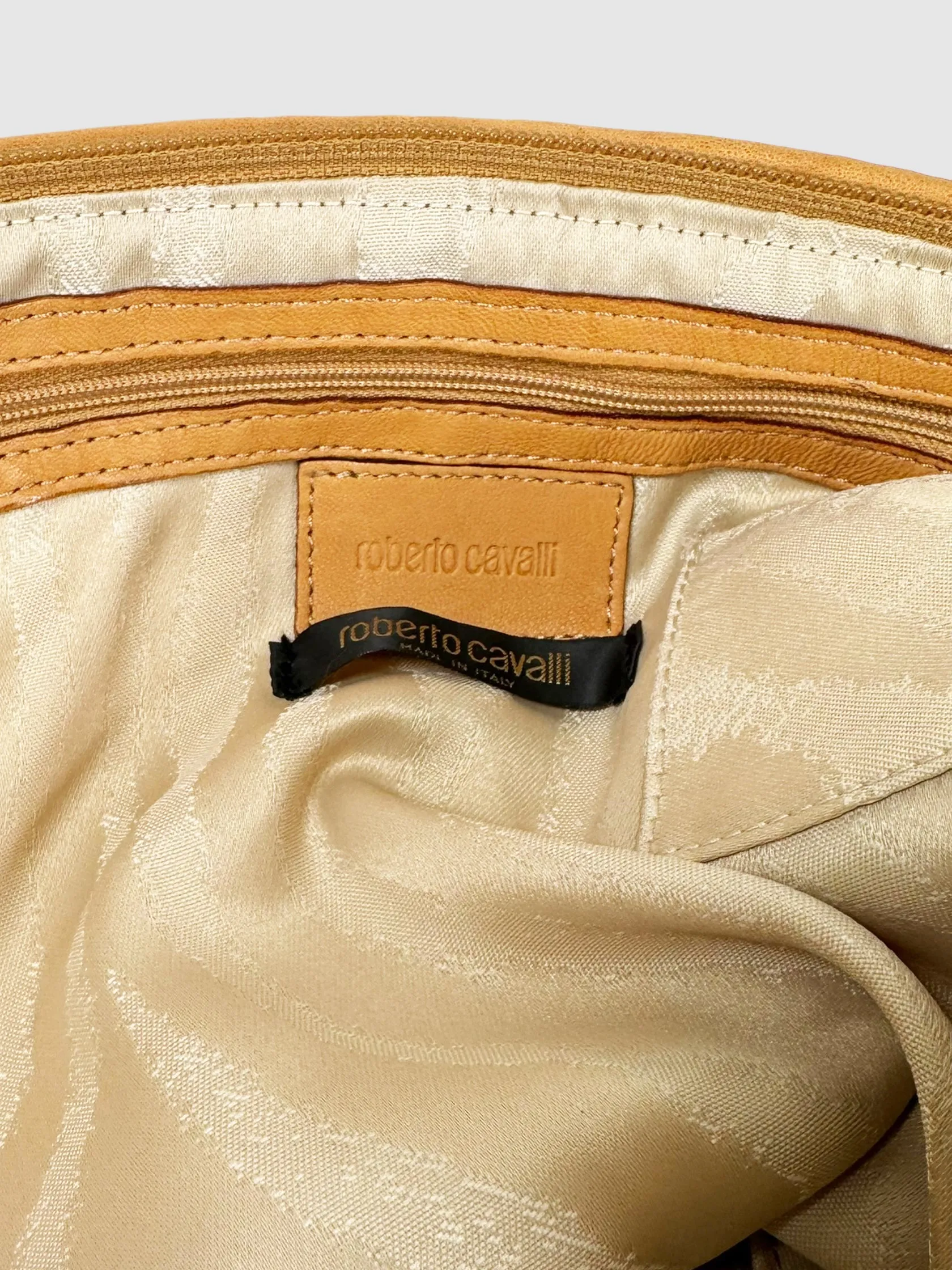 Triangular Leather Shoulder Bag