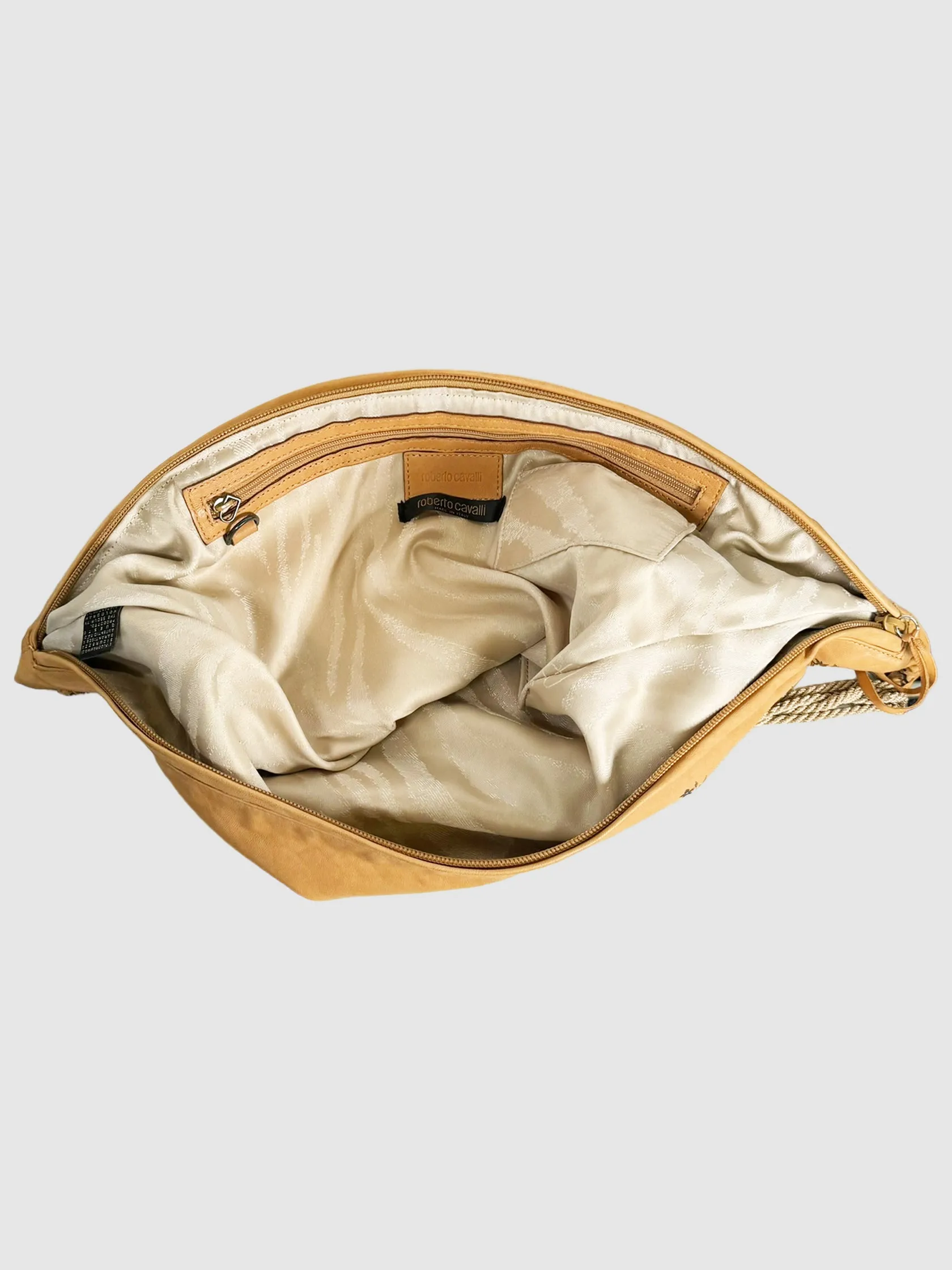 Triangular Leather Shoulder Bag