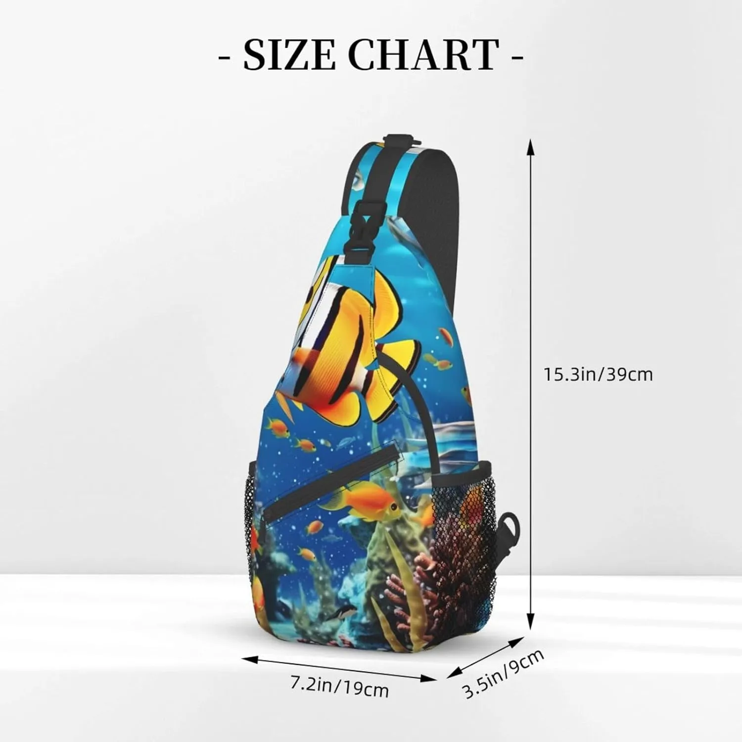 Tropical Rainforest Jungle Scene Print Cross Chest Bag Diagonally Men Cross Chest Bag Diagonally